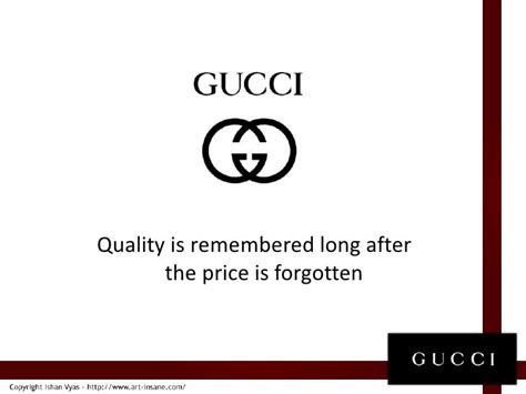 gucci tagline